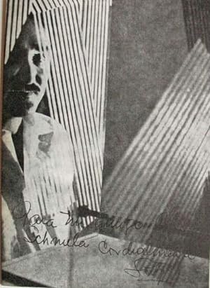 Seller image for Kinetische Strukturen. Einladung der Galerie Schmela zur Erffnung der Ausstellung "Kinetische Strukturen" von J. R. Soto am 2. Februar 1966. for sale by Antiquariat Querido - Frank Hermann