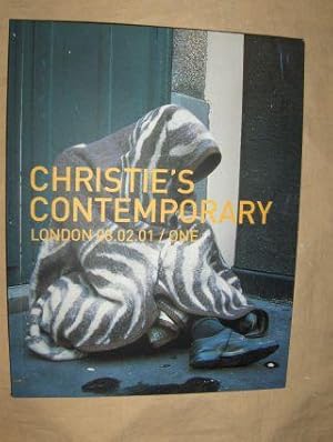 CHRISTIE`S CONTEMPORARY *. London, 8 February 2001.