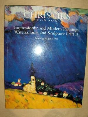 CHRISTIE`S Impressionist and Modern Paintings - Watercolours and Sculpture (Part I) *. London, 23...
