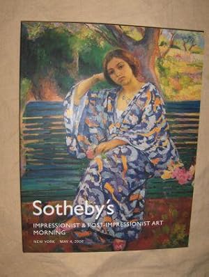 SOTHEBY`S IMPRESSIONIST & POST-IMPRESSIONIST ART MORNING *. New York, 4 May 2006.
