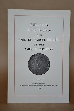 Seller image for Bulletin Marcel Proust, n 21 for sale by Librairie Raimbeau