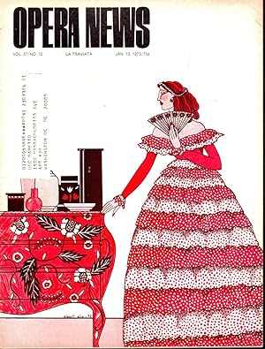 Seller image for Opera News: Volume 37, No. 10; January 13, 1973 for sale by Dorley House Books, Inc.