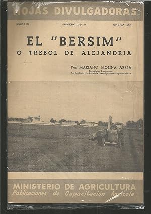 Imagen del vendedor de HOJAS DIVULGADORAS: 2 ejemplares EL BERSIM O TREBOL DE ALEJANDRIA (1954) + EL TREBOL ROJO(1952) a la venta por CALLE 59  Libros