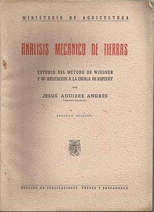 ANALISIS MECANICO DE TIERRAS. ESTUDIO AMPLIADO DE WIEGNER Y SU APLICACIÓN A LA ESCALA KOPECKY 2ªE...