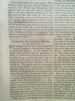 Seller image for Passages Of Eastern Travel By An American, Part II of IX, Complete in Itself for sale by Legacy Books II