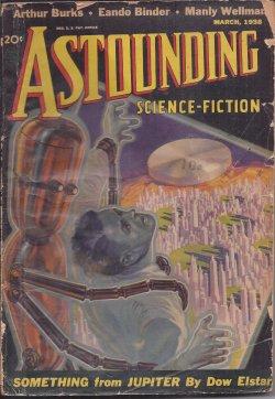 Bild des Verkufers fr ASTOUNDING Science-Fiction: March, Mar. 1938 zum Verkauf von Books from the Crypt