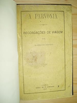 A Parvonia : Recordações de viagem