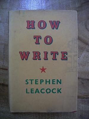 HOW TO WRITE