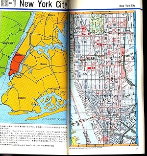 Immagine del venditore per ????????: ?????????? '87 U.S.A. Map. [Zaibei Nihon kigyo? chizu : shu?betsu jo?jo? kigyo? risuto tsuki ] [America-wide Japanese Company Map. (with) Separate Listings for Each State] venduto da Joseph Valles - Books