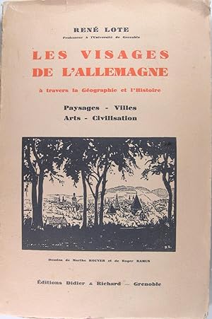 Seller image for Les visages de l Allemagne  travers la gographie et l histoire for sale by Philippe Lucas Livres Anciens