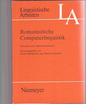Romanistische Computerlinguistik: Theorien und Implementationen