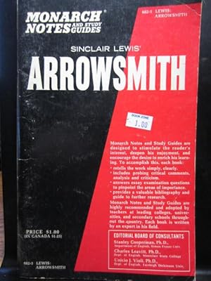 Seller image for ARROWSMITH (Monarch Notes) for sale by The Book Abyss