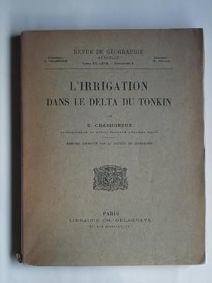 Seller image for L'irrigation dans le delta du Tonkin, for sale by LIBRAIRIE L'OPIOMANE