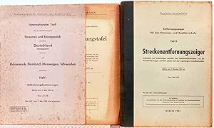 6 Assorted German Timetables
