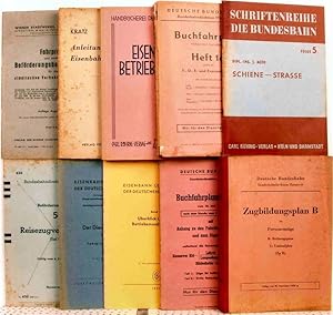 15 German railway Timetables and German Railway Literature