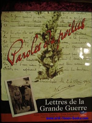 Bild des Verkufers fr PAROLES DE POILUS. LETTRES DE LA GRANDE GUERRE, zum Verkauf von BOOKSELLER  -  ERIK TONEN  BOOKS