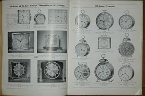 Großer englischer Verkaufskatalog [British trade catalogue] für Uhren, Schmuck und Haushaltswaren.