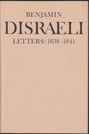 Seller image for Benjamin Disraeli Letters, Volume III: 1838-1841 for sale by Nighttown Books