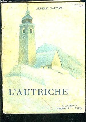 Imagen del vendedor de L'autriche. a la venta por JLG_livres anciens et modernes