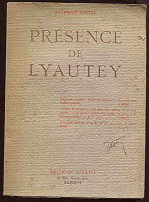 Seller image for Prsence de lyautey for sale by JLG_livres anciens et modernes