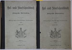 Bild des Verkufers fr Hrsg. von dem Kniglichen Statistischen Landesamt. Jahrgang 1912. 2 Bnde. zum Verkauf von Antiquariat  Braun