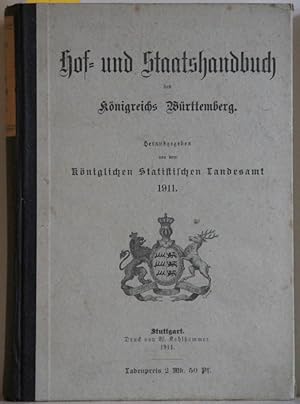 Bild des Verkufers fr Hrsg. von dem Kniglichen Statistischen Landesamt. Jahrgang 1911. zum Verkauf von Antiquariat  Braun