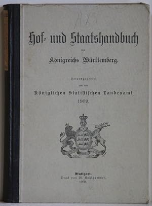 Bild des Verkufers fr Hrsg. von dem Kniglichen Statistischen Landesamt. Jahrgang 1909. zum Verkauf von Antiquariat  Braun