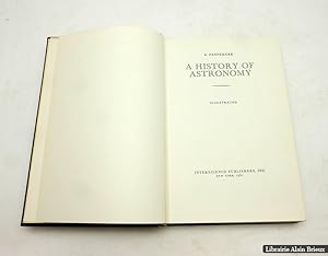 Immagine del venditore per A History opf Astronomy venduto da Librairie Alain Brieux