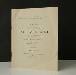 CATALOGUE DE L'EXPOSITION PAUL VERLAINE.