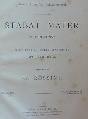 Stabat Mater (Tribulation) with English Words Adapted by William Ball