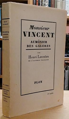 Image du vendeur pour Monsieur Vincent: Aumonier des Galeres mis en vente par Stephen Peterson, Bookseller
