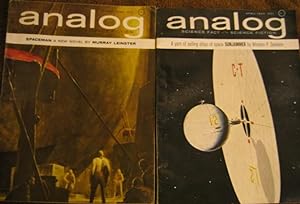 Seller image for Analog: Science Fact / Science Fiction, March & April 1964, (2 issues) featuring "Spaceman" by Murray Leinster in two installments, Outward Bound, Third Alternative, Sunjammer, Counter Foil, Problem Child, Shortsite, The Spy, The Pie-Duddle Puddle for sale by Nessa Books