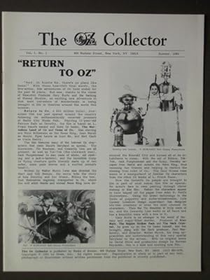 The Oz Collector Vol. I, No. 1