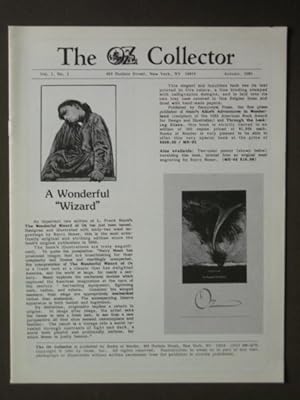 Bild des Verkufers fr The Oz Collector Vol. I, No. 2 zum Verkauf von Bookworks [MWABA, IOBA]