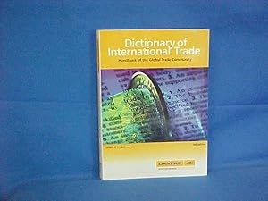 Dictionary of International Trade