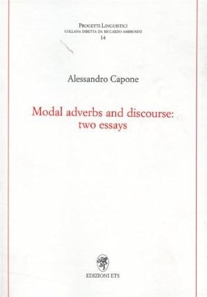 Seller image for Modal Adverbs and Discourse: Two Essays. for sale by FIRENZELIBRI SRL