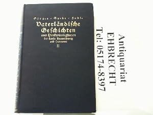 Bild des Verkufers fr Vaterlndische Geschichten und Denkwrdigkeiten der Lande Braunschweig und Hannover. Hier nur Band 2 - Hannover 1. Theil. zum Verkauf von Antiquariat Ehbrecht - Preis inkl. MwSt.