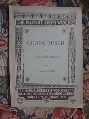 Imagen del vendedor de Georg Busch a la venta por Anne Godfrey