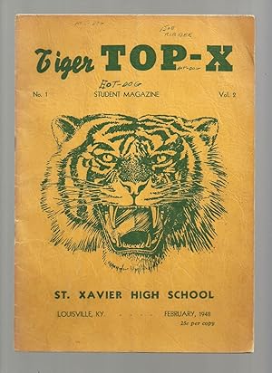 Tiger Top-X Student Magazine, Saint Xavier High School, Louisville, Kentucky, Volume II, Number I...
