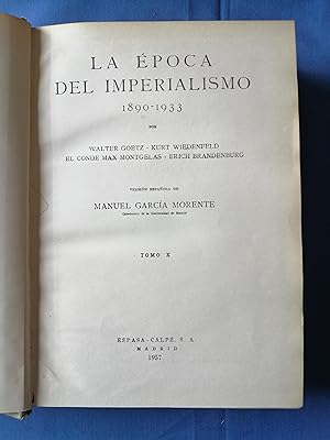 La poca del imperialismo : 1890-1933: Goetz, Walter . [et al.]