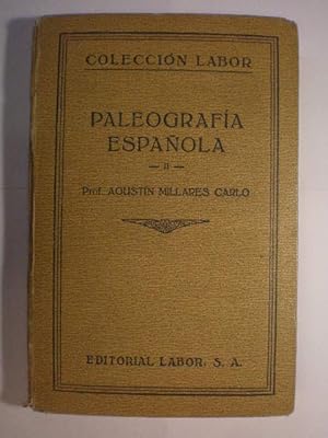 Seller image for Paleografa Espaola T.II for sale by Librera Antonio Azorn