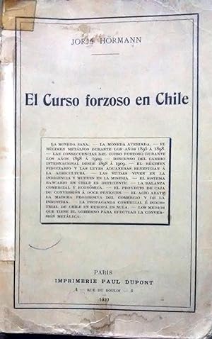 El curso forzoso de Chile