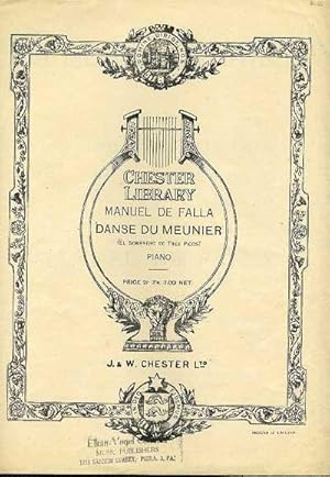 Imagen del vendedor de DANSE DU MEUNIER, Tiree de El Sombrero de Tres Picos, Ballet de G. Marinez Dierra. a la venta por OLD WORKING BOOKS & Bindery (Est. 1994)