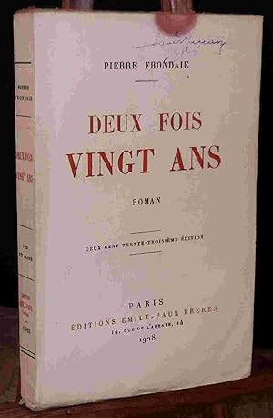 Image du vendeur pour DEUX FOIS VINGT ANS mis en vente par Livres 113