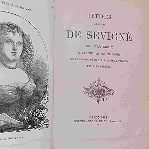 Bild des Verkufers fr LETTRES DE MADAME DE SEVIGNE zum Verkauf von Livres 113