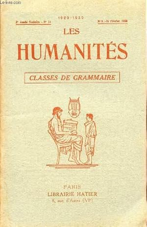 Seller image for LES HUMANITES / CLASSES DE GRAMMAIRE / 2me ANNEE SCOLAIRE - N14 - ANNEE 1929-1930 / N5 - 15 FEVRIER 1930. for sale by Le-Livre