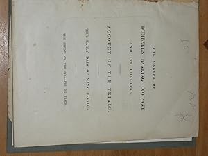 Imagen del vendedor de The Career of Dumbells Banking Company and Its Collapse Account of the Trials. a la venta por Dublin Bookbrowsers