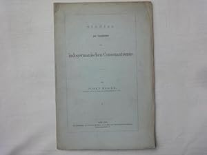 Bild des Verk�ufers f�r Studien zur Geschichte des indogermanischen Consonantismus. zum Verkauf von Malota