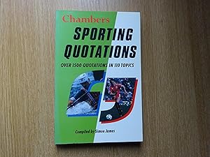 Seller image for Sporting Quotations : Over 1500 Quotations in 110 Topics for sale by J R Wright