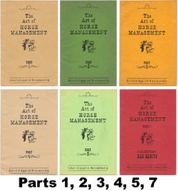Image du vendeur pour The Art of Horse Management (School of Applied Horsemanship) Parts 1, 2, 3, 4, 5, and 7. mis en vente par The Bookworm